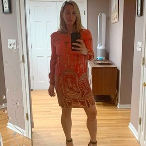 Matthew Williamson Silk Chandelier Print Dress